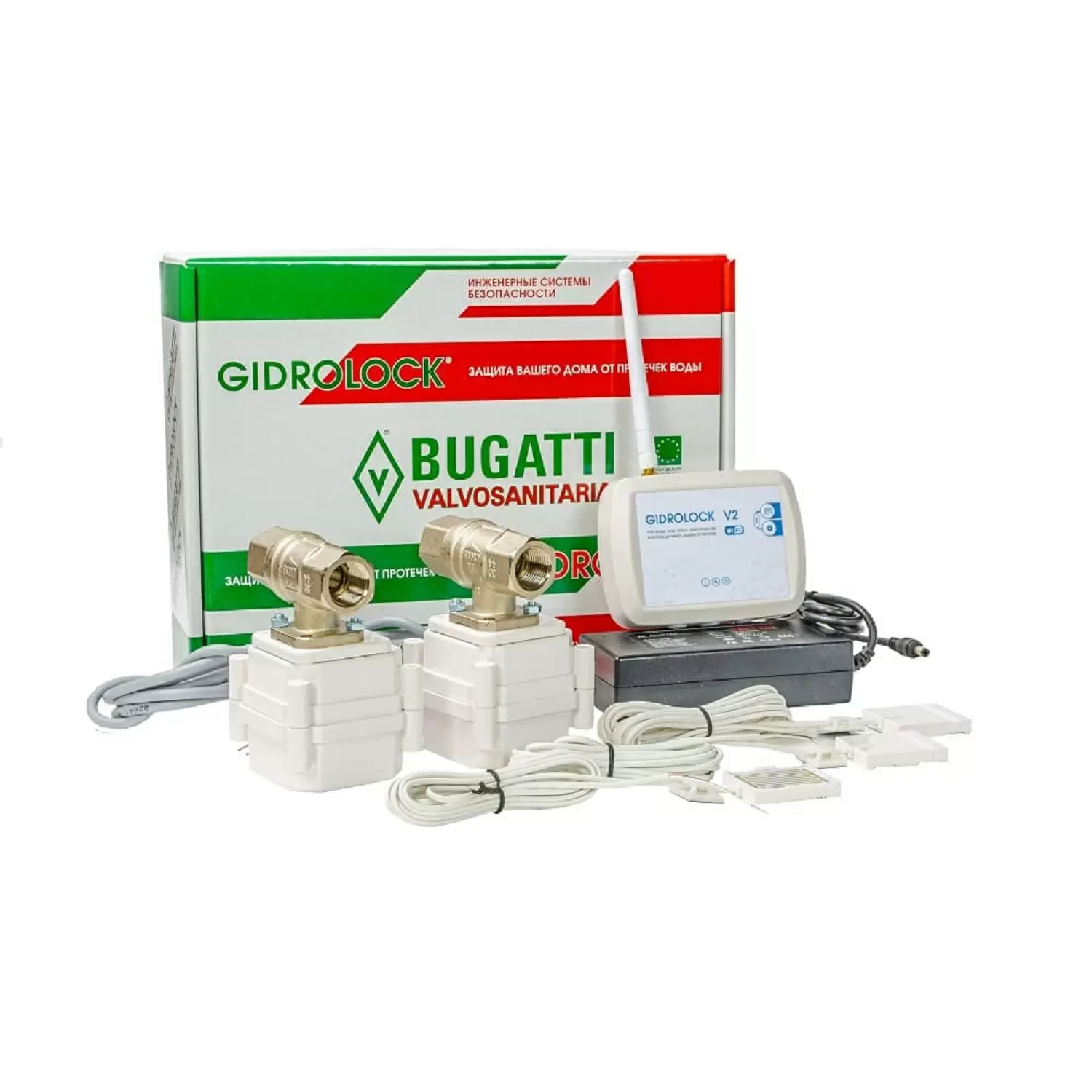 Комплект Gidrolock Wi-Fi BUGATTI 1/2" Saures