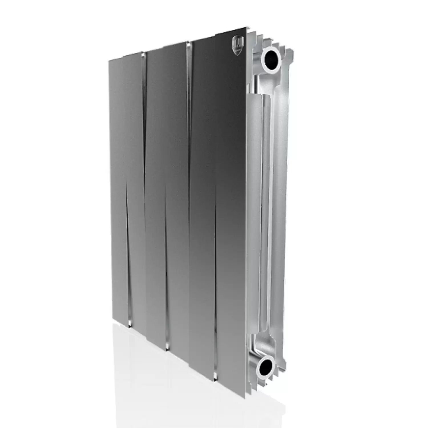 Радиатор биметаллический Royal Thermo PianoForte 500 /Silver Satin/ 6 секций