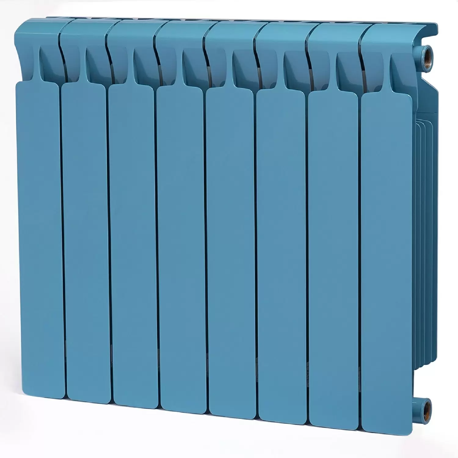 Радиатор биметаллический Rifar Monolit 500 Сапфир / RAL 5024 / 4 секции