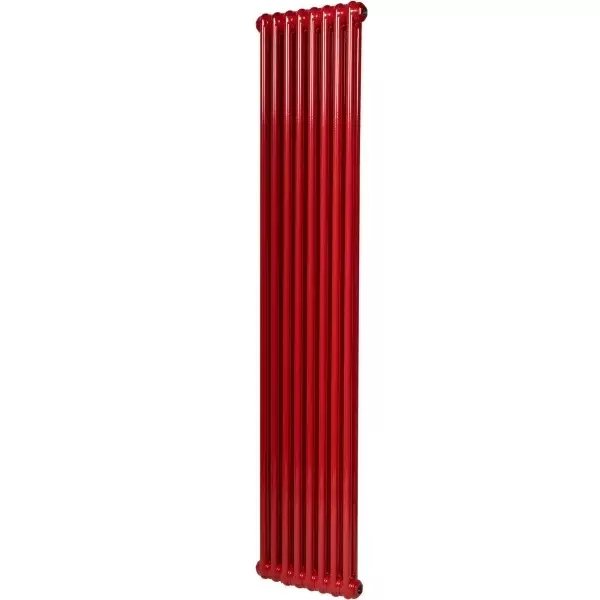 Стальной трубчатый радиатор IRSAP TESI 21800 8 секций Красный боковое подключение 3/4"