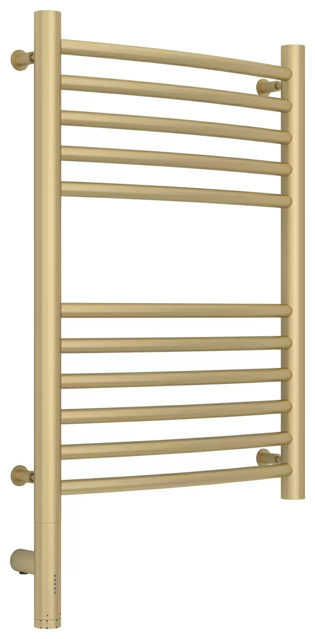 Полотенцесушитель электрический Сунержа Богема 3.0 выгнутая 600х400  МЭМ левый Матовая шампань