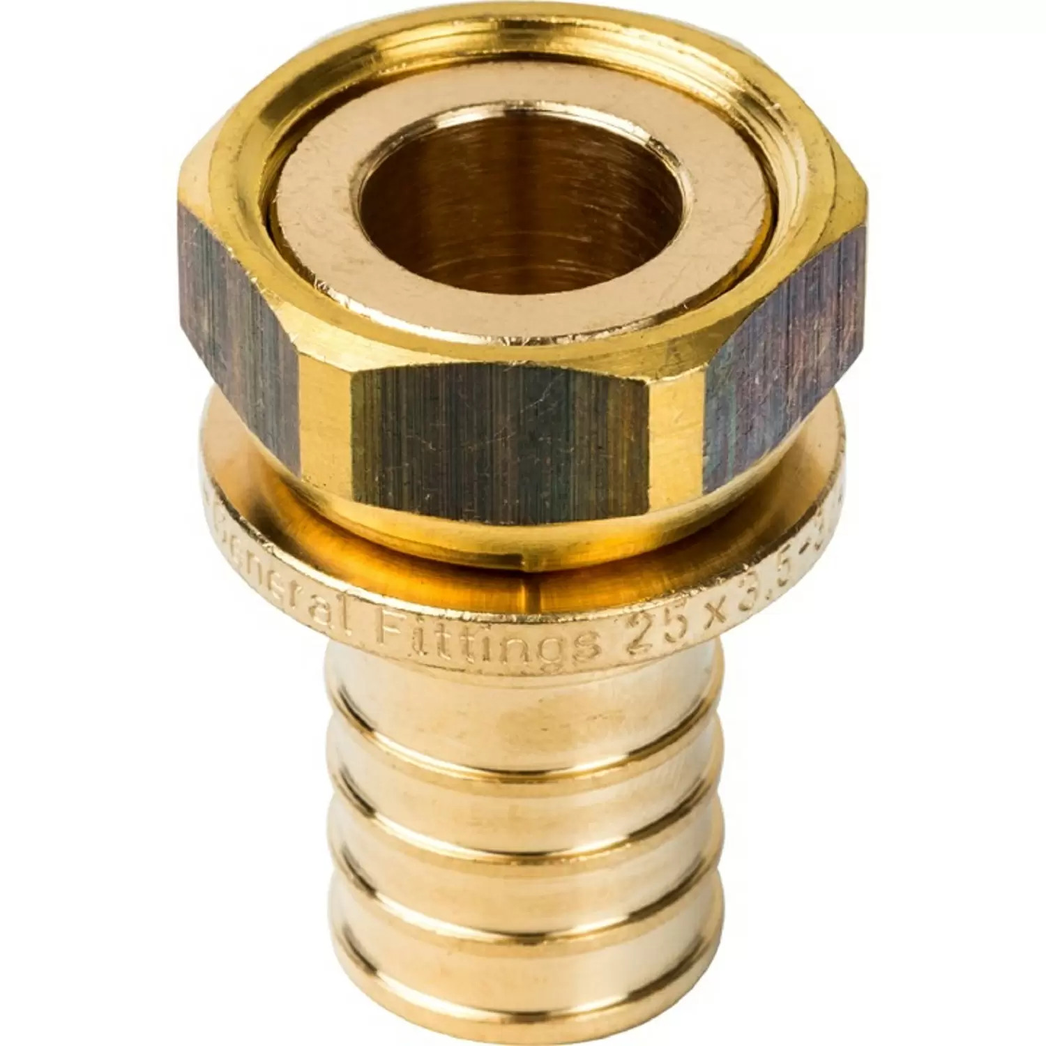 Переходник Stout с накидной гайкой 20xG 1/2" для труб из сшитого полиэтилена 