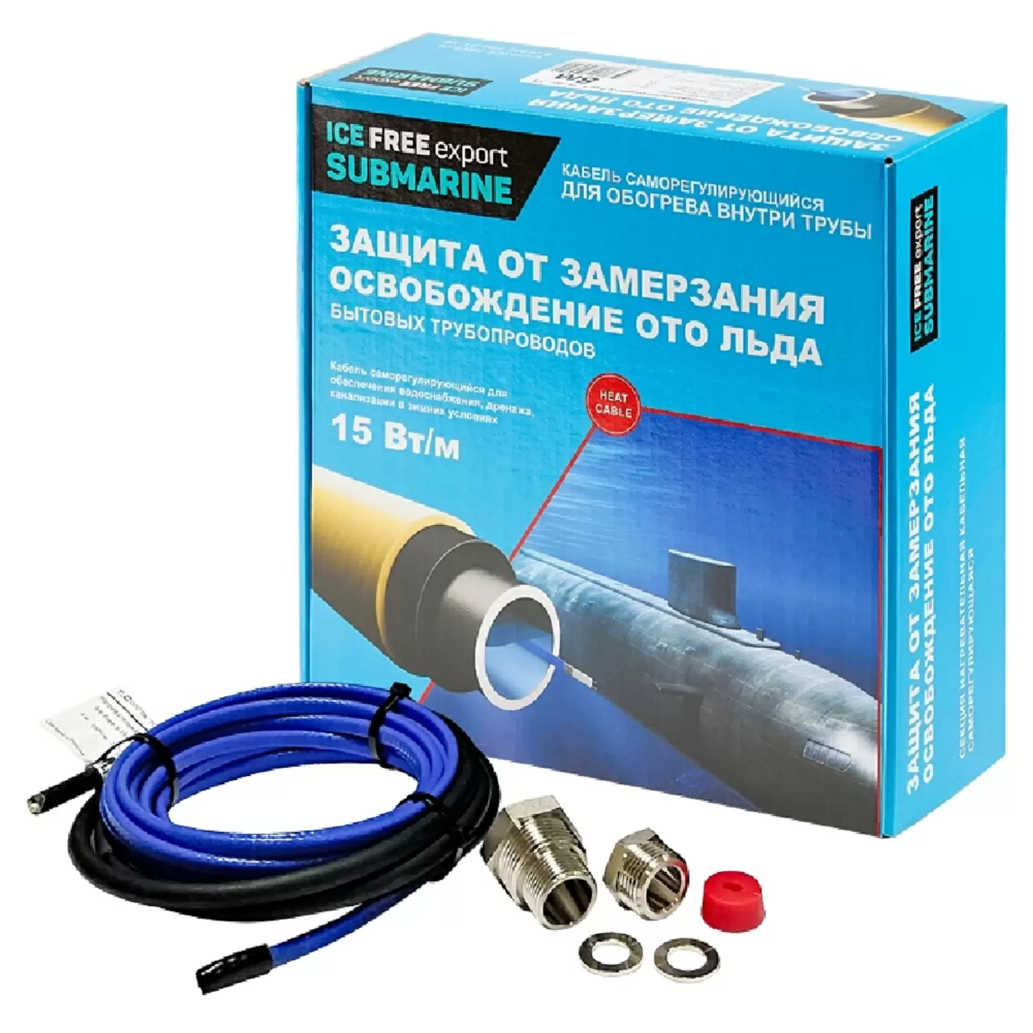 Нагревательная секция внутрь трубы Ice Free S-15-009-1,5
