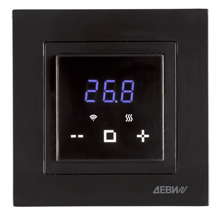 Терморегулятор ДЕВИ Classy Wi-Fi программируемый черный