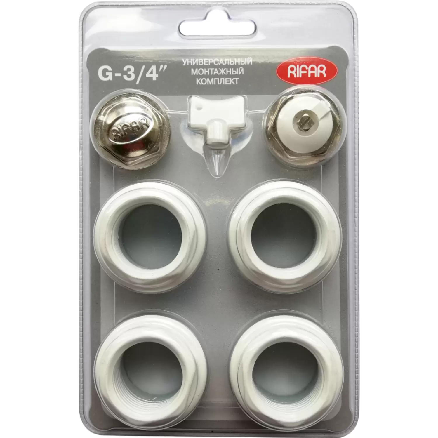 Монтажный комплект для радиатора Rifar 3/4" белый