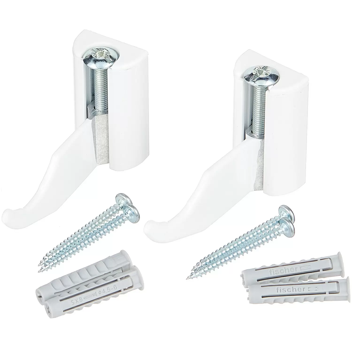 Комплект кронштейнов настенных регулируемых Rifar белый