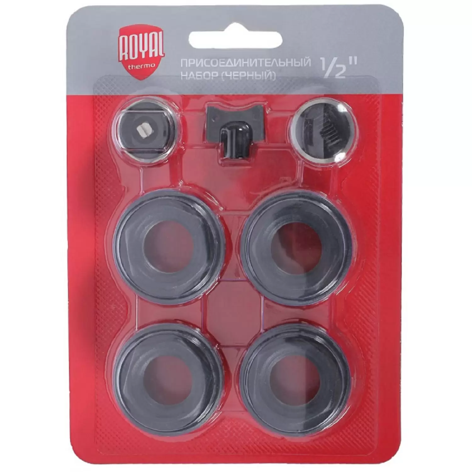 Монтажный комплект для радиатора Royal Thermo 1/2" черный