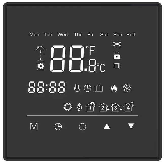 Терморегулятор First Heat программируемый Element с Wi-Fi чёрный
