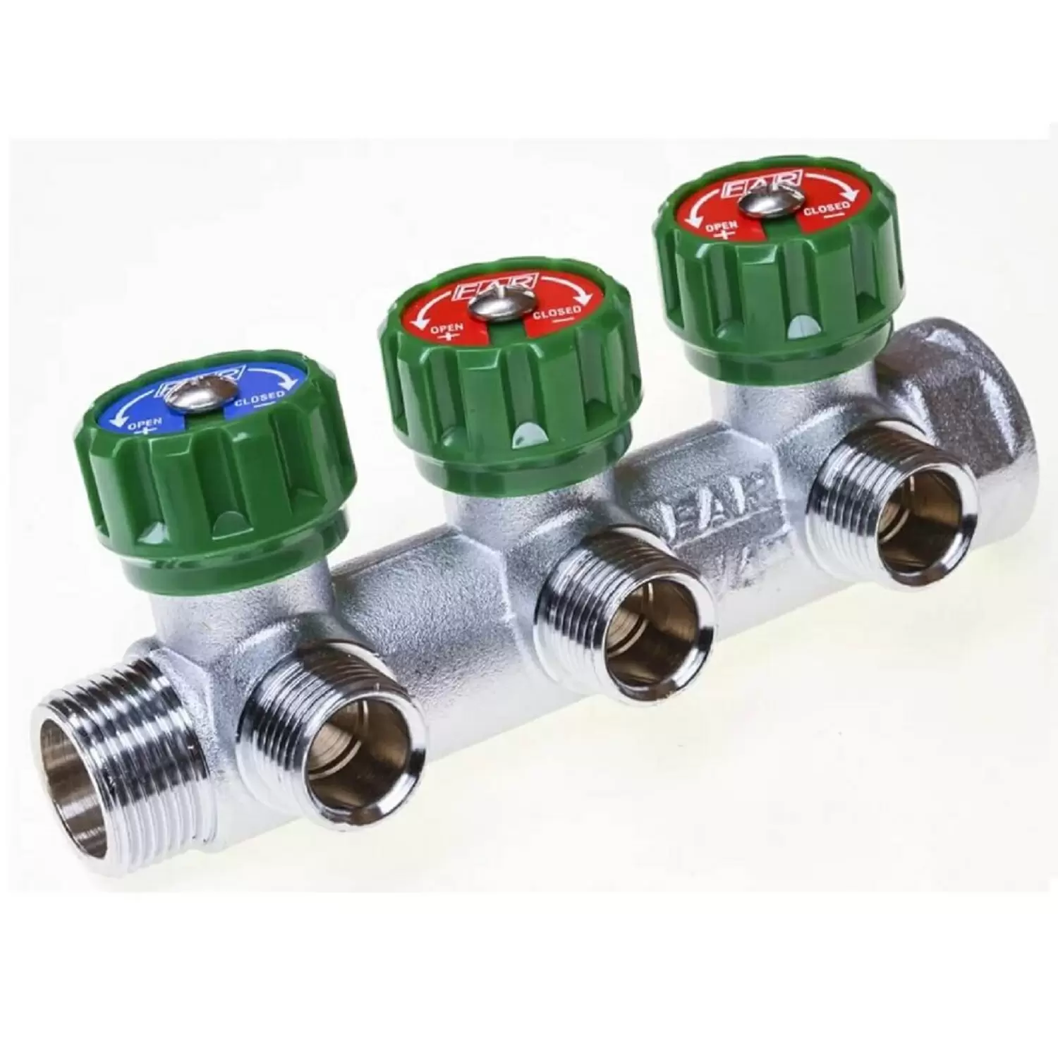 Регулируемый коллектор Far Multifar 3/4" с 3 отводами 1/2" НР