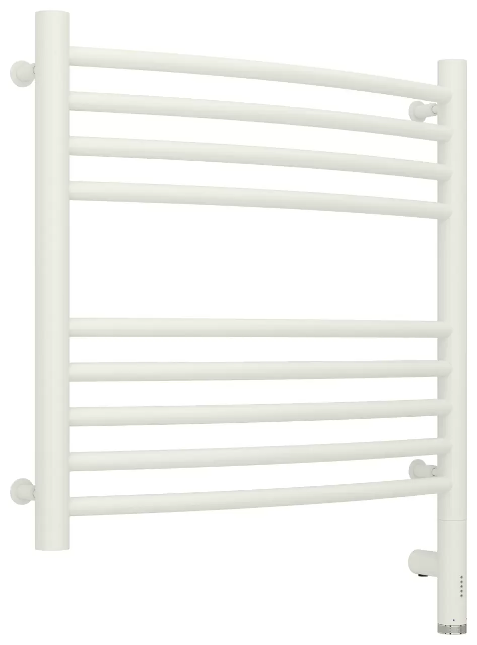 Полотенцесушитель электрический Сунержа Богема 3.0 выгнутая 500х500  МЭМ правый Матовый белый