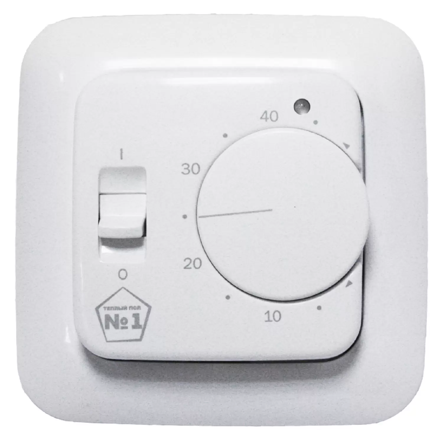 Терморегулятор First Heat механический ТС 101 белый