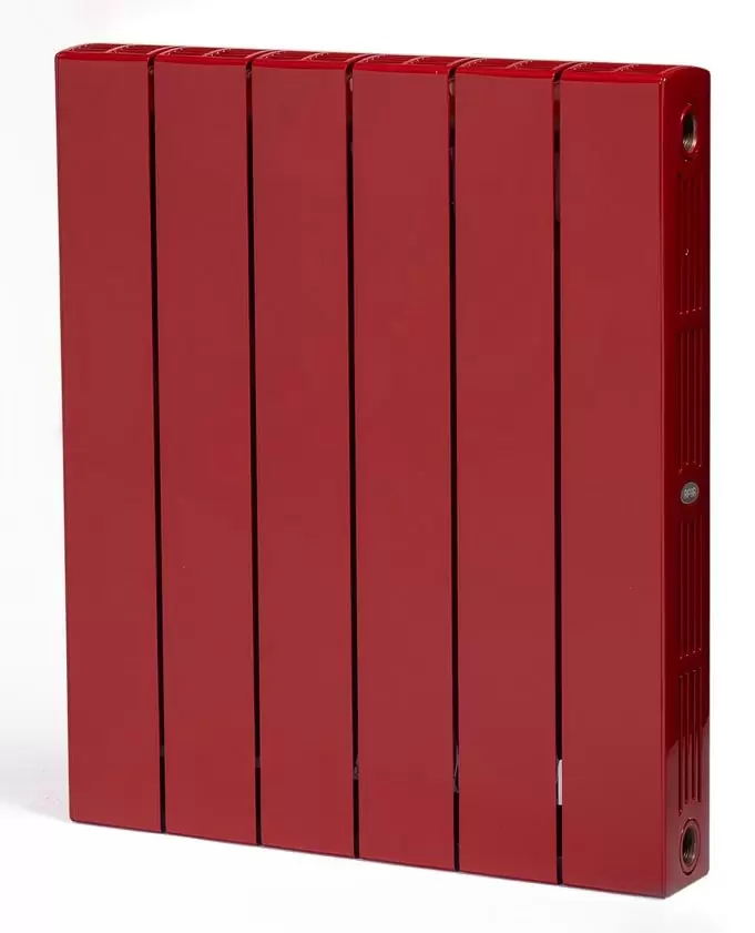 Радиатор биметаллический Rifar Supremo 500 Бордо / RAL 3011  / 6 секций