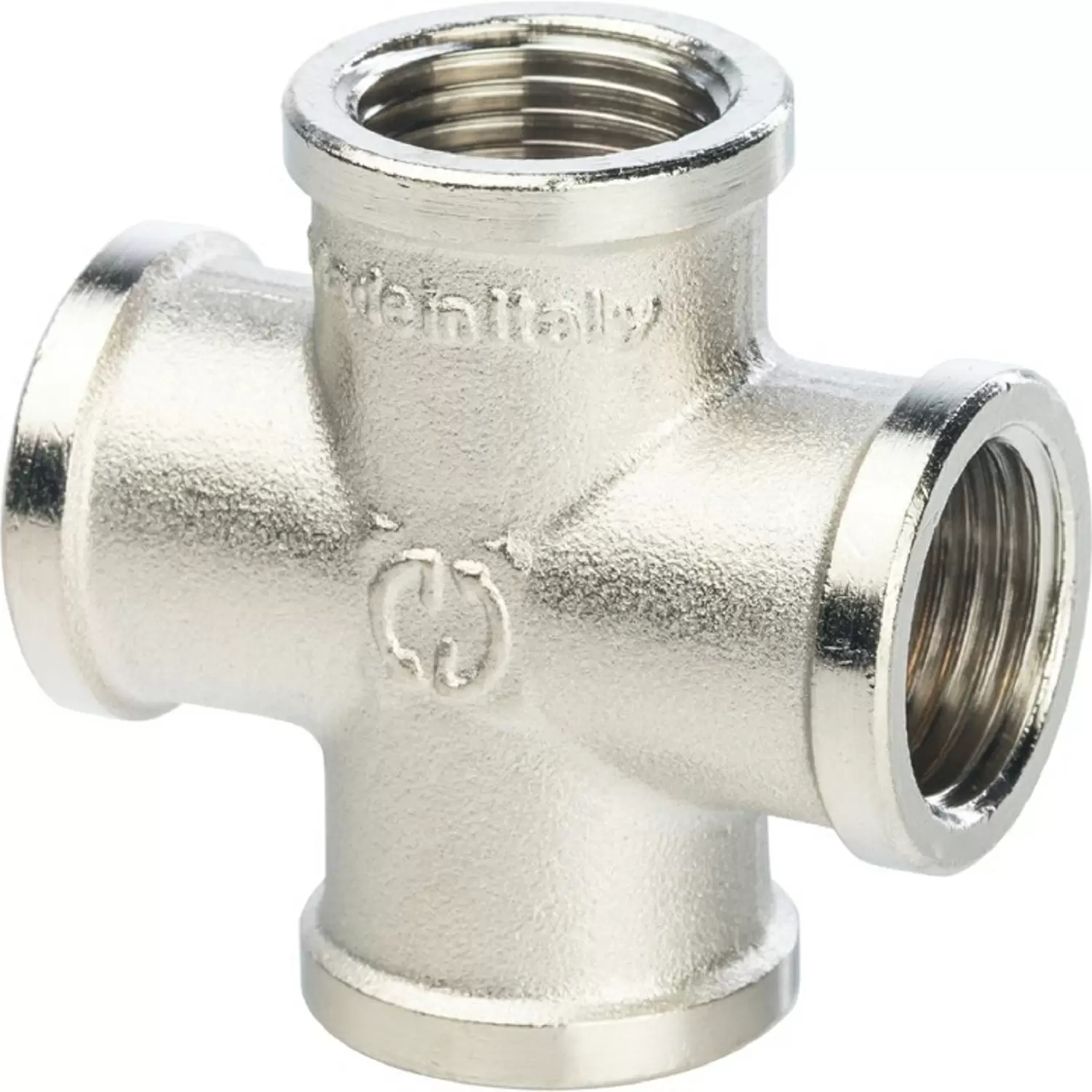 Stout крестовина ВВ никелированная 1/2"