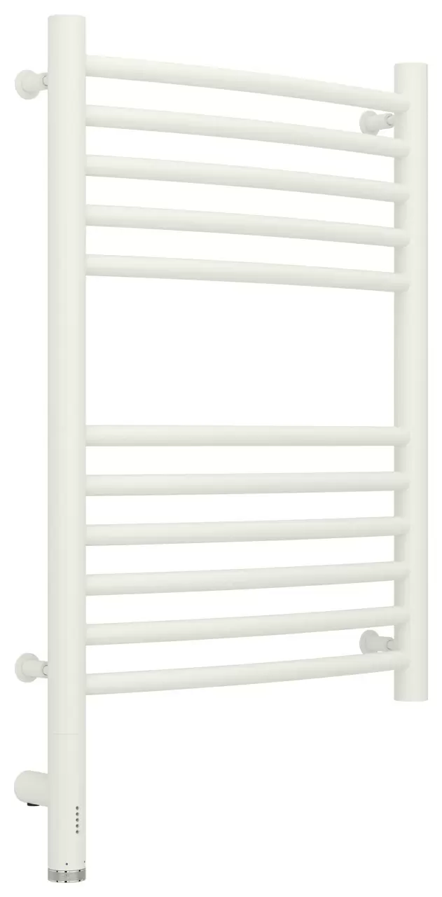 Полотенцесушитель электрический Сунержа Богема 3.0 выгнутая 600х400  МЭМ левый Матовый белый