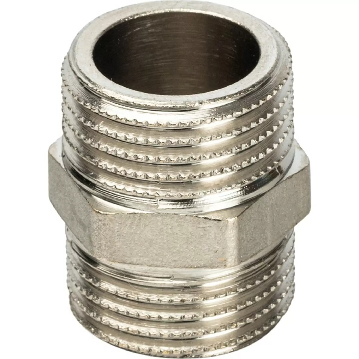 Stout ниппель HH никелированный 1 1/4"