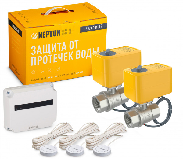Комплект Neptun Special Edition, Базовый 3/4", краны Bugatti