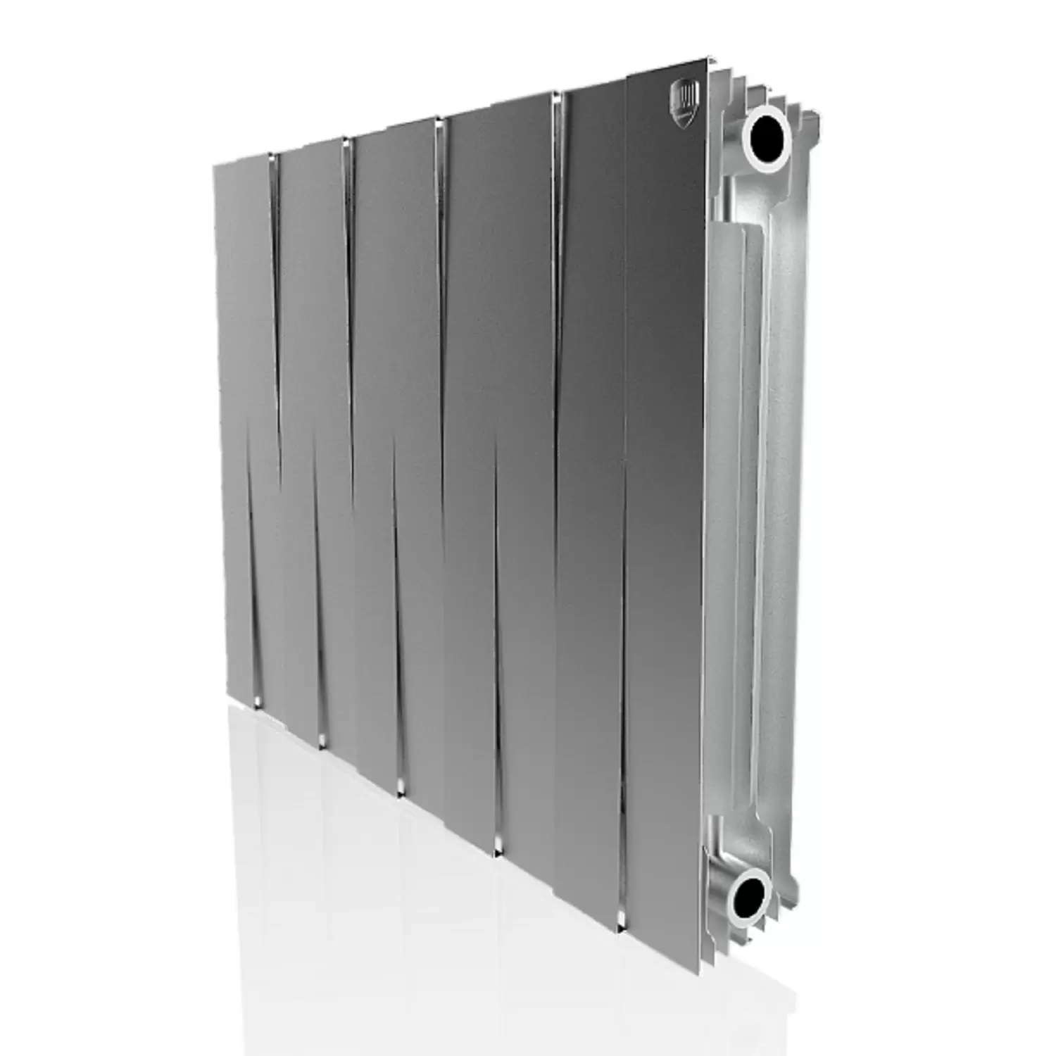 Радиатор биметаллический Royal Thermo PianoForte 500 /Silver Satin/ 10 секций