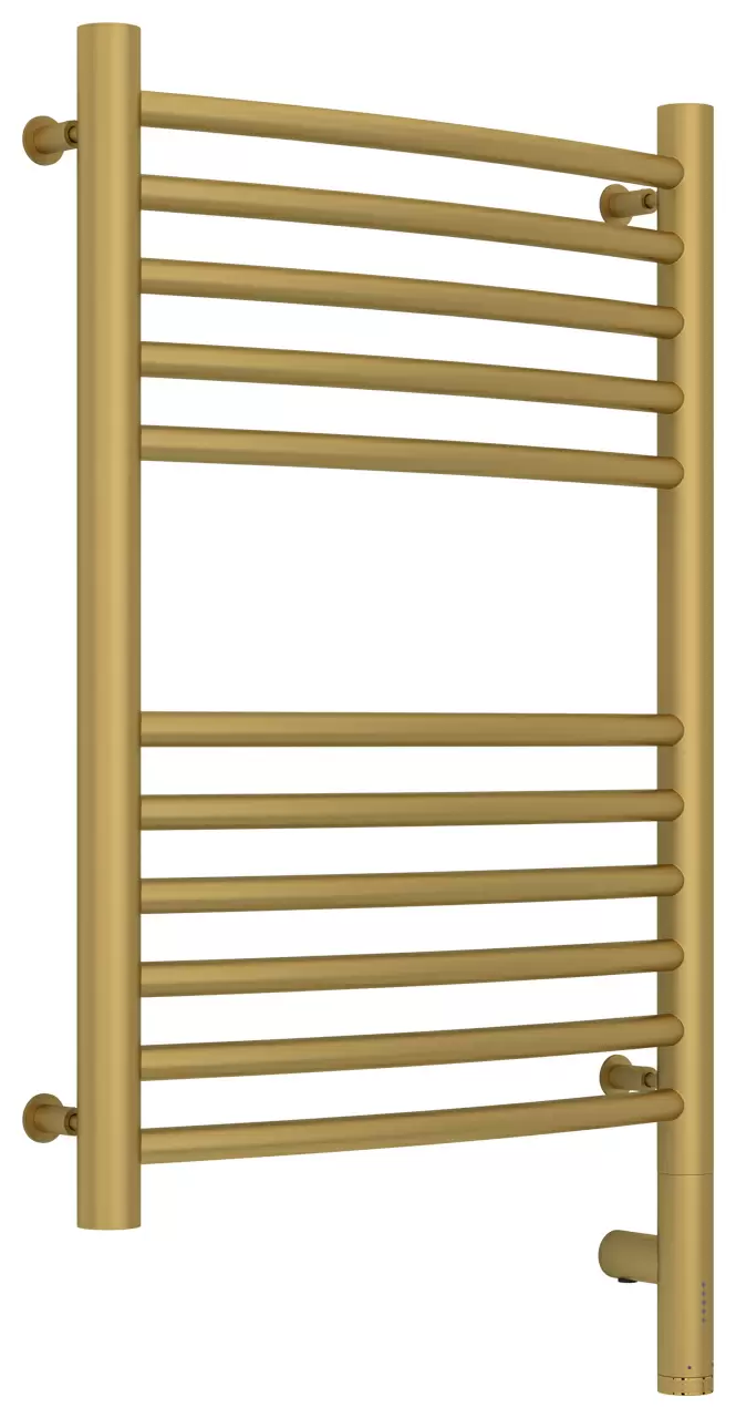 Полотенцесушитель электрический Сунержа Богема 3.0 выгнутая 600х400  МЭМ правый Матовое золото