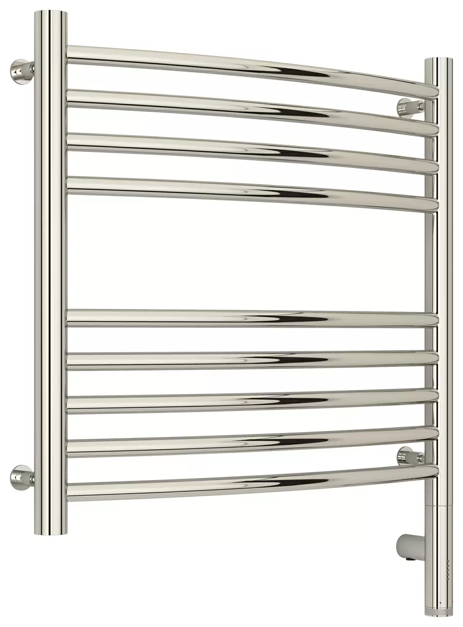 Полотенцесушитель электрический Сунержа Богема 3.0 выгнутая 500х500  МЭМ правый Без покрытия