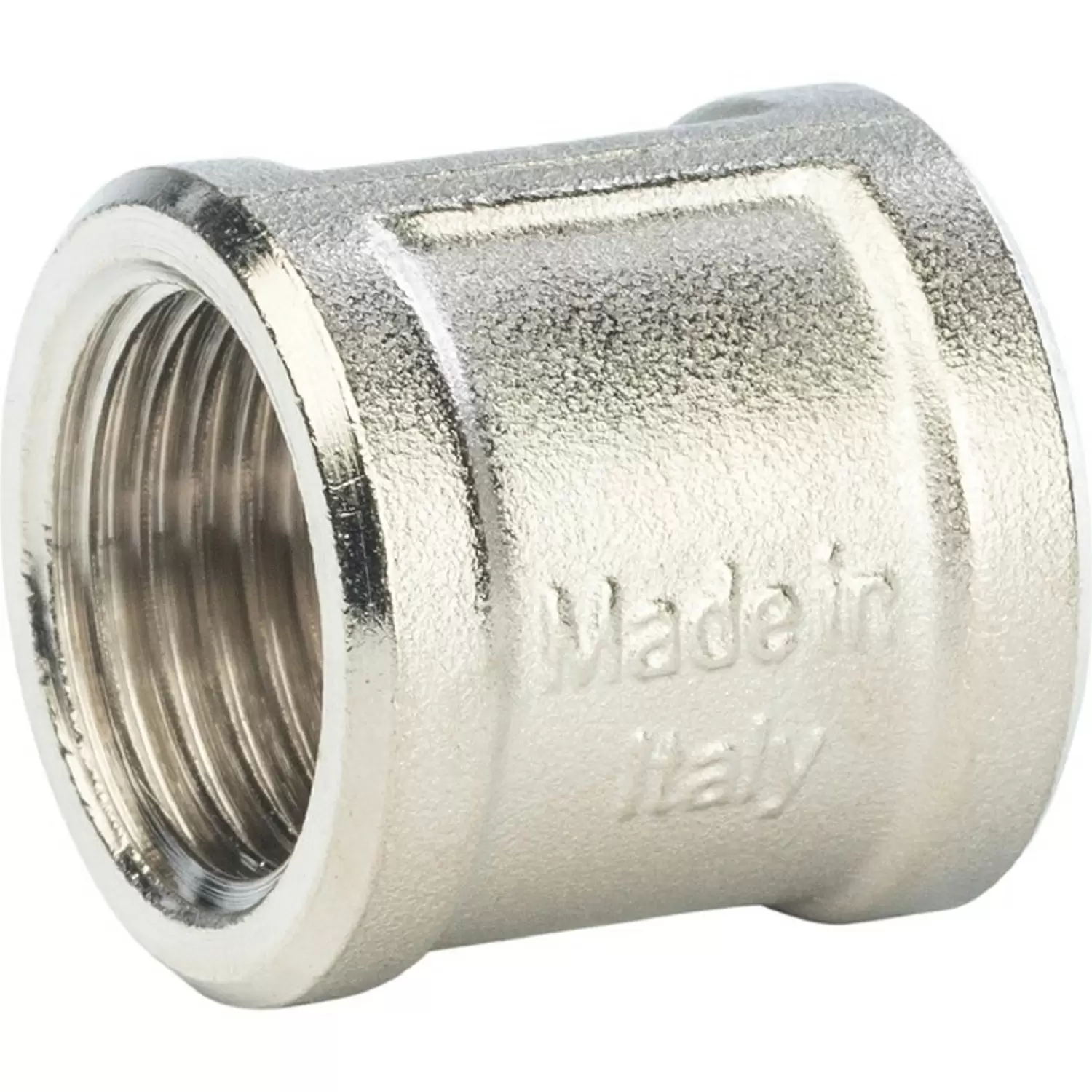 Stout муфта ВВ никелированная 1 1/2"