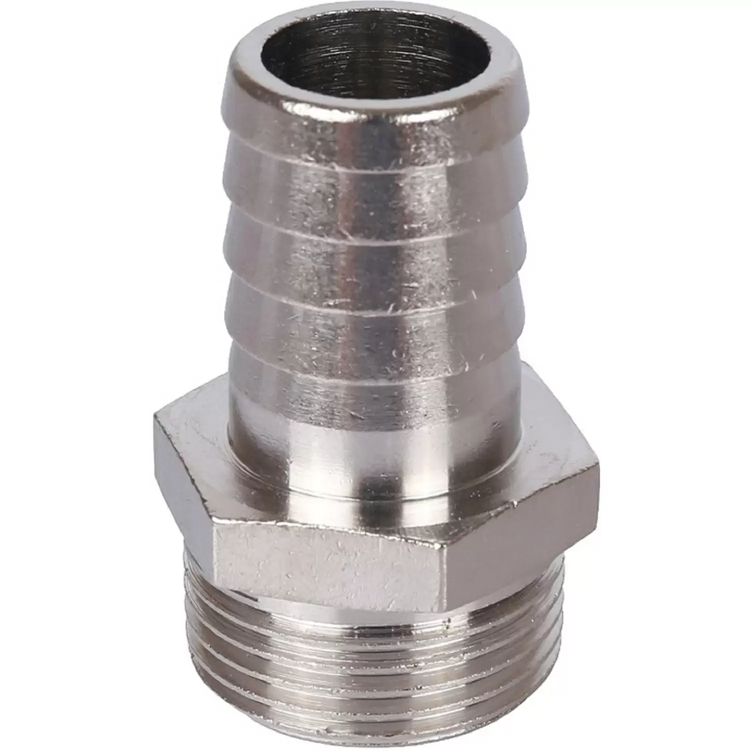 Stout штуцер НР никелированный 3/4"x20