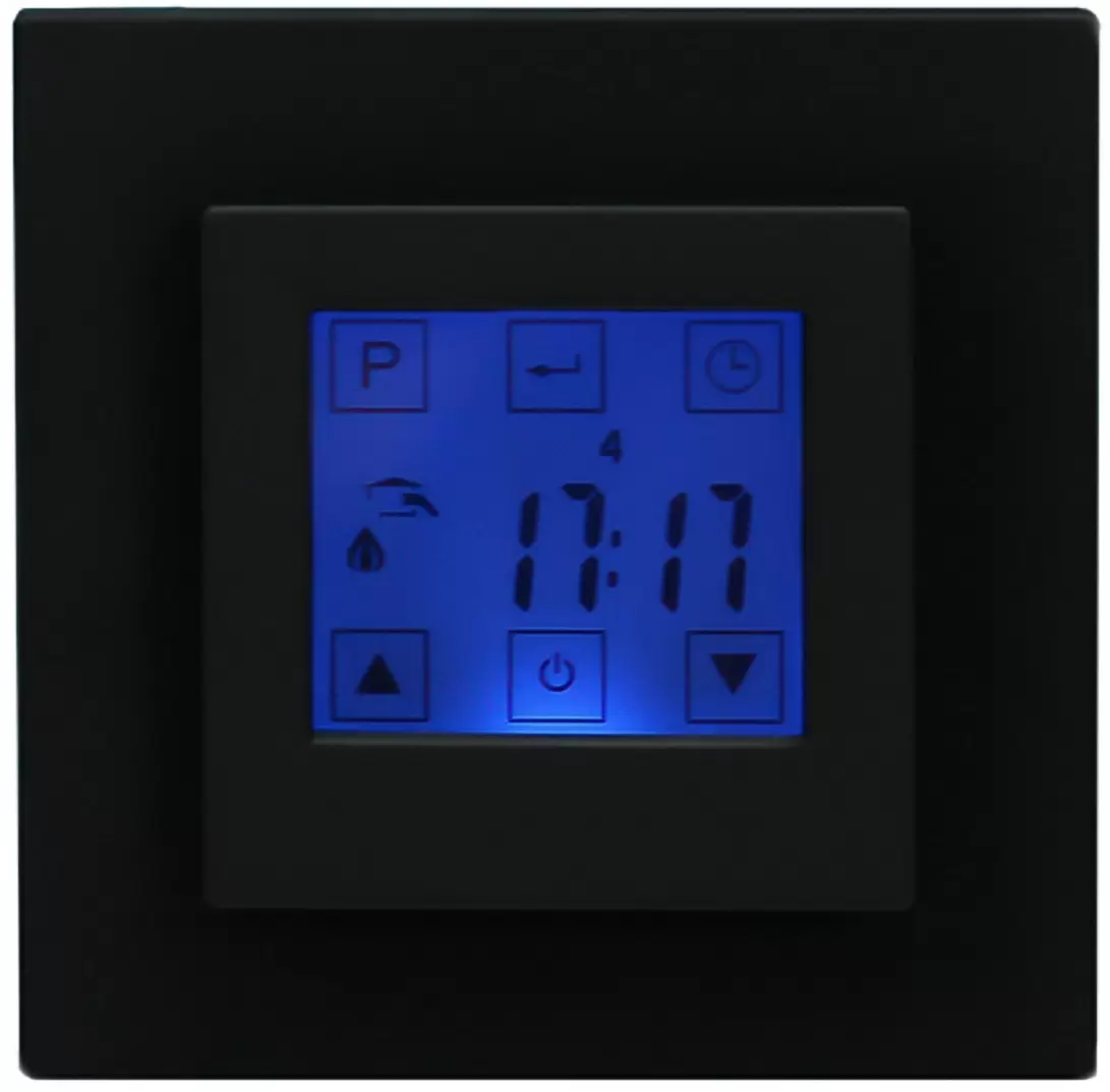 Терморегулятор Energy программируемый сенсорный TK08 NEW чёрный
