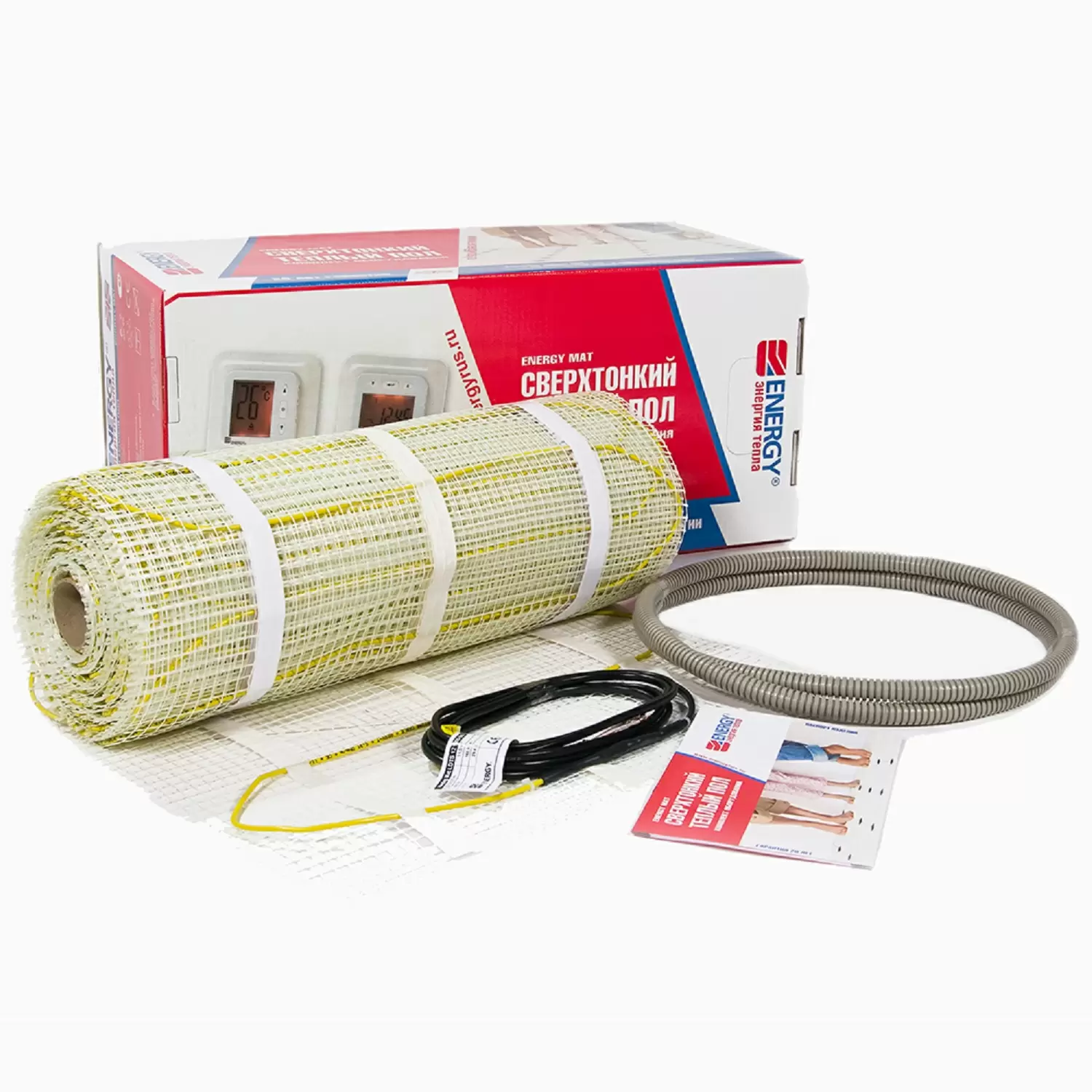 Нагревательный мат для тёплого пола Energy мат 6,10 - 1000 Вт