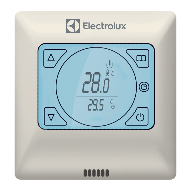 Терморегулятор Electrolux программируемый с сенсорным дисплеем ETT-16 слоновая кость