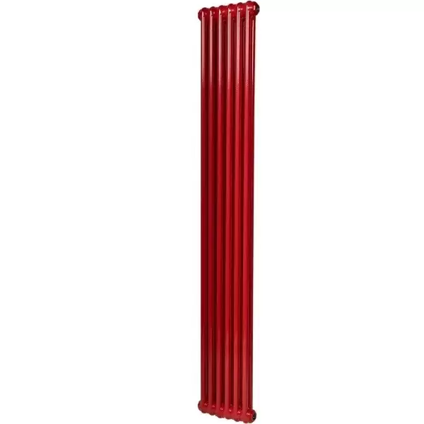 Стальной трубчатый радиатор IRSAP TESI 21800 6 секций Красный боковое подключение 3/4"