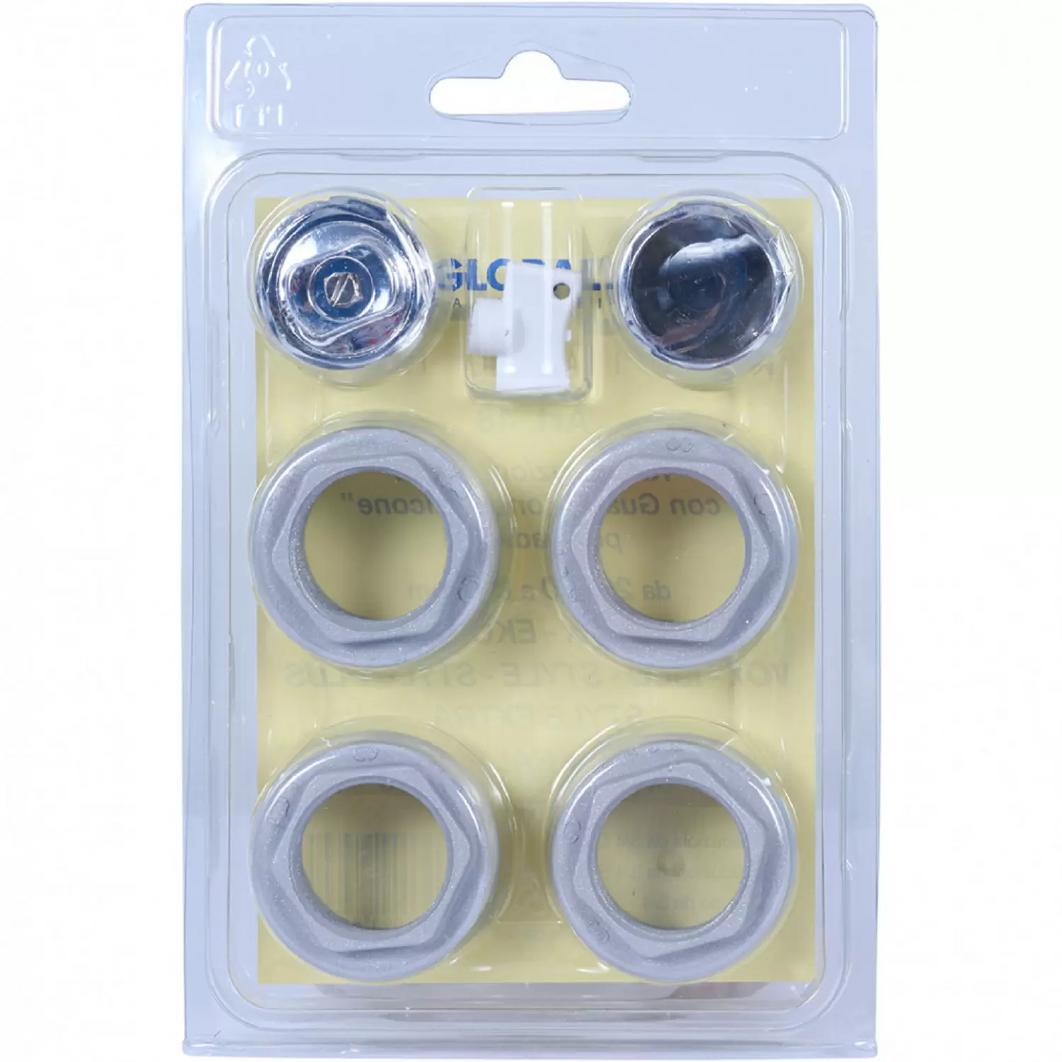 Монтажный комплект для радиатора Global KIT 3/4" серый