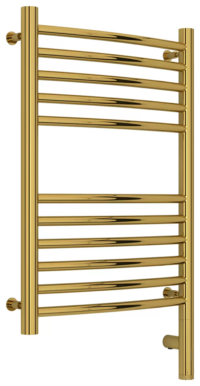 Полотенцесушитель электрический Сунержа Богема 3.0 выгнутая 600х400  МЭМ правый Золото