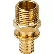 Переходник Stout с наружной резьбой 20xR 1/2" для труб из сшитого полиэтилена 