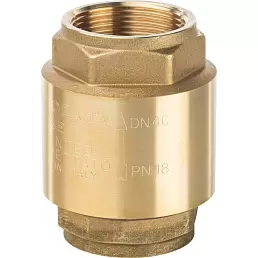 Обратный клапан Stout 1 1/2" пружинный с металлическим седлом