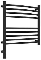 Полотенцесушитель электрический Сунержа Богема 3.0 выгнутая 500х500  МЭМ левый Тёмный титан муар