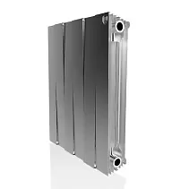 Радиатор биметаллический Royal Thermo PianoForte 500 /Silver Satin/ 6 секций