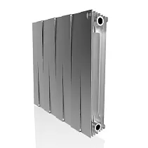 Радиатор биметаллический Royal Thermo PianoForte 500 /Silver Satin/ 8 секций