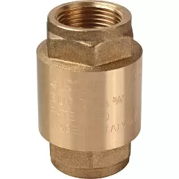 Обратный клапан Stout 3/4" пружинный с металлическим седлом