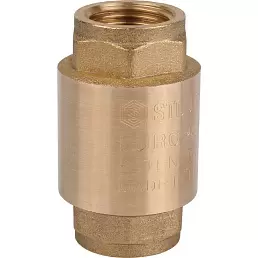 Обратный клапан Stout 1/2" пружинный с пластиковым седлом
