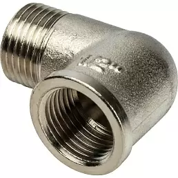 Stout угольник НВ никелированный 1 1/4"