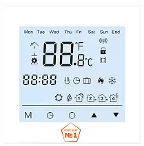 Терморегулятор First Heat программируемый ТС 600 с Wi-Fi белый
