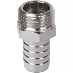Stout штуцер НР никелированный 1/2"x16