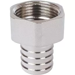 Stout штуцер ВР никелированный 1"x25