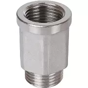 Stout удлинитель ВН шестигранный никелированный 1/2"x1/2"