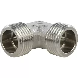 Stout угольник НН никелированный 1"