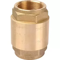 Обратный клапан Stout 1 1/4" пружинный с пластиковым седлом