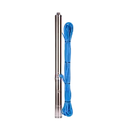 Насос скважинный Aquario ASP1,8E-100-90(P) (встроенный конденсатор, кабель 100м)
