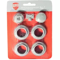 Монтажный комплект для радиатора Royal Thermo 3/4" серый