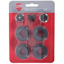 Монтажный комплект для радиатора Royal Thermo 1/2" черный