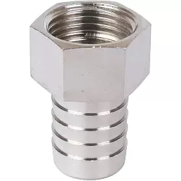 Stout штуцер ВР никелированный 1/2"x20