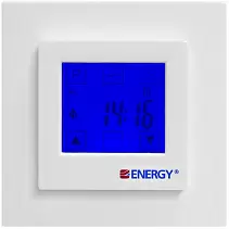 Терморегулятор Energy программируемый сенсорный TK08 NEW белый